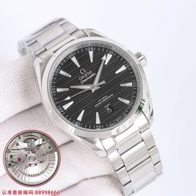 Sj出品 胶带款 钢带款 Oms 欧米茄 Omega 海马系列 150 Lx2 强势来袭，采用独家专用8500黑色摆轮机芯，摆幅28800，双卜双面镀蓝蓝宝石玻