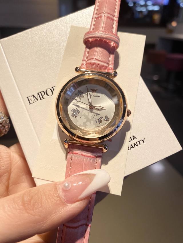 阿玛尼 Emporio Armani 手表女 跑量款 活动佳品 女表时尚简约新款石英女士腕表 佟丽娅同款 尺寸 32 Mm