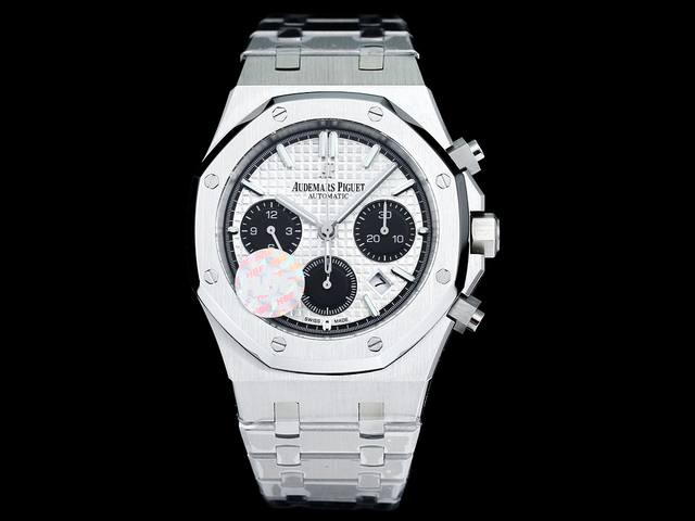 白 -金 黑 透底+50 Hbf Factory，Ap-爱彼 Audemars Piguet 2024 年末重磅 市场最高版本 原版开模，三件壳套，一比一原版复