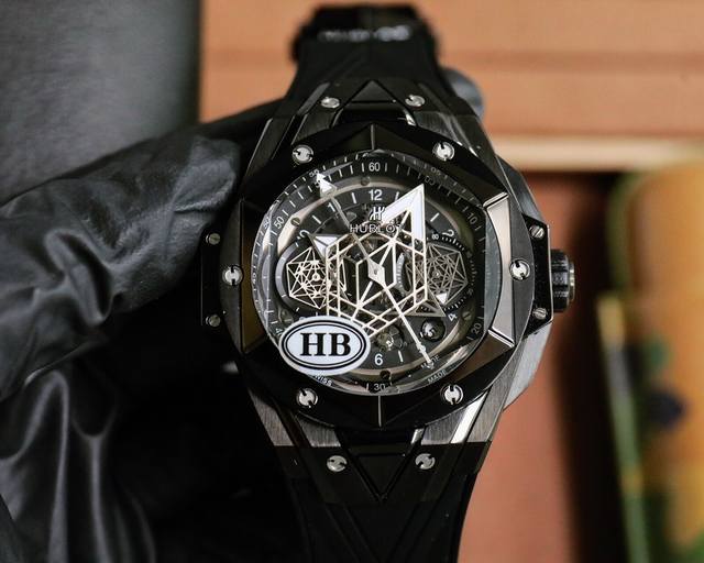 Hublot 宇舶 Hb厂V3版本认准细节 全新Big Bang Sang Bleu Ii 刺青二代 Hb厂 重生版 最新升级V3版本，到货 所有细节对版，顶级