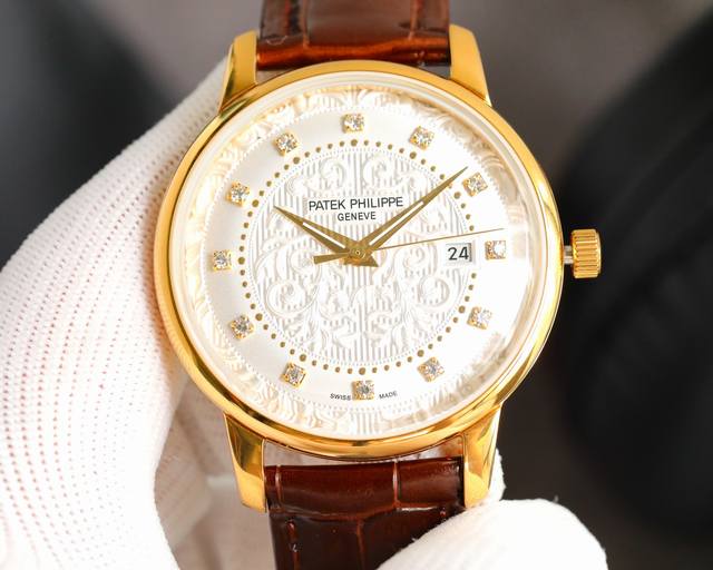 最新版本 百达翡丽 Patek Philippe 最高版本高级自动腕表！ 1团队历时9个月精心设计，敢为人先，力求完美，突破多层技术瓶颈 2 市场独家最新锅盖玻