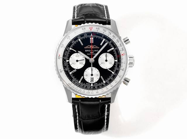 Bls出品：百年灵全新航空计时腕表 Navitimer 问世70周年，百年灵以大胆色彩焕新演绎经典腕表。尺寸43Mm，迭代款无疑是地道的航空计时腕表，带有环形飞