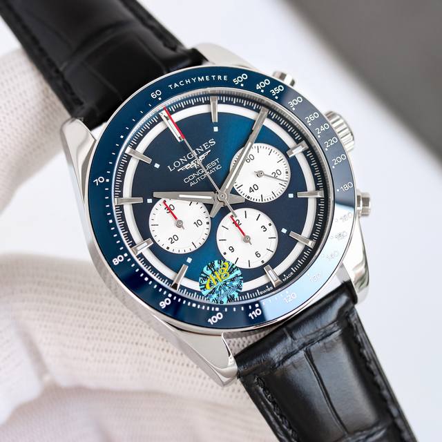 皮带 钢带+50 新品 浪琴 Longines-浪琴康卡斯悦动凭借其独特的设计，实用的功能和舒适的佩戴体验，成为了一款备受推崇的精品时计。 1字面是独特的“熊猫