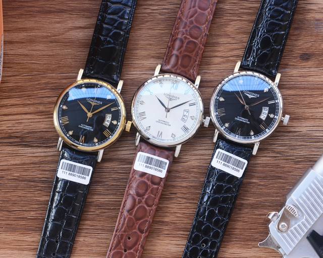 白皮 金 钢带加10 实物拍摄 品牌：浪琴-Longines 类型：男士腕表 表壳：316精钢 做工优质 表带：进口 小牛皮 顶级316精钢 两种可选 机芯：进