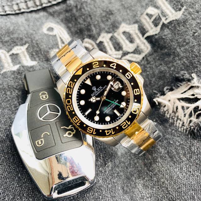 品牌:劳力士 Rolex Gmt-Master Ii :格林尼治Gmt系列 机芯顶级进口机械机芯 镜面:超耐磨顶级进口矿物质玻璃 表带:316精钢三珠钢带