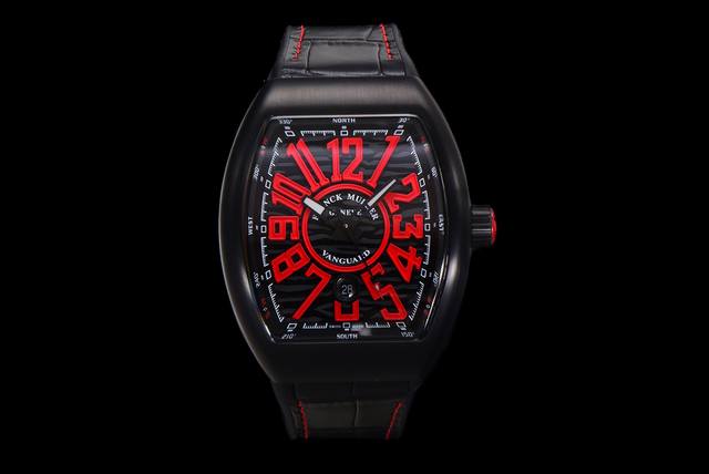 Abf最新品 Franck Muller 法穆兰 Vanguard V45 碳纤维 25周年特别纪念限量款 彰显无畏突破的精神 结合更富科技时尚感的像素元素 呈