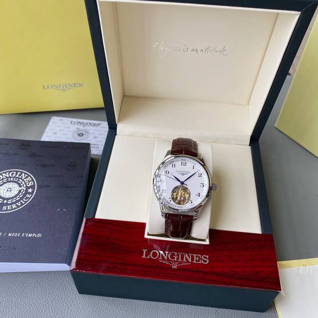 白 金 2025春季，浪琴名匠最新陀飞轮浪琴-Longines 精品男士腕表多功能设计，尊贵大气，绅士风范，卓越品质，热卖全城。采用全自动机械机芯，顶级316精 - 点击图像关闭