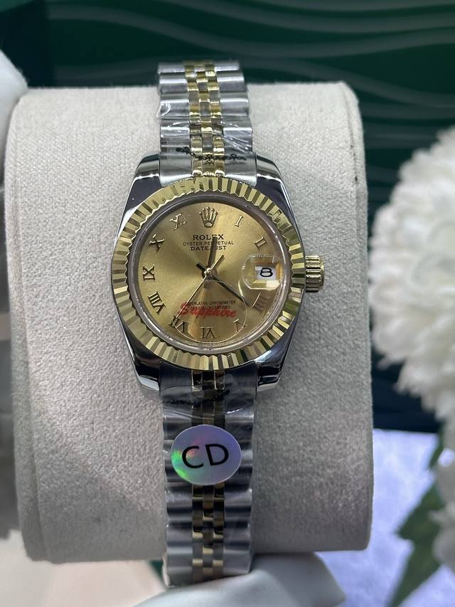 独家实拍图 劳力士日志系列28Mm 自动机械表女士腕表 Rolex Ladies Watch Automatic Mechanical Watch