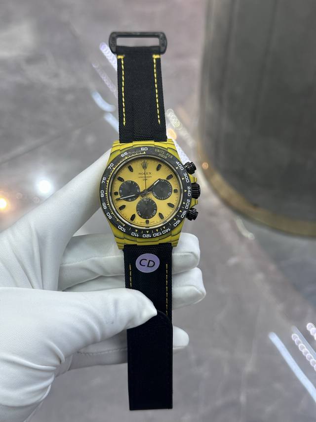 独家实拍图 劳力士碳纤维 迪通拿系列7750机芯 男士腕表 Rolex Daytona Automatic Mechanical Watch - 点击图像关闭