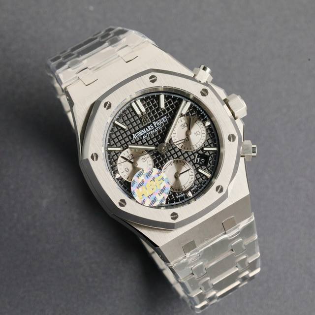 白钢 -金钢 透底+50 Hbf Factory ！爱彼 Audemars Piguet 年末重磅 市场最高版本 原版开模，三件壳套，一比一原版复刻， 做到最薄