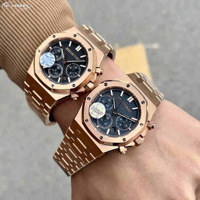 密底:白钢 -金黑钢 夹版:白钢 -金黑钢 Hbf Factory Ap-爱彼 Audemars Piguet 市场最高版本 原版开模，三件壳套，一比一原版复刻