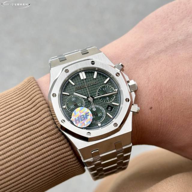 密底:白钢 -金黑钢 夹版:白钢 -金黑钢 Hbf Factory Ap-爱彼 Audemars Piguet 市场最高版本 原版开模，三件壳套，一比一原版复刻 - 点击图像关闭