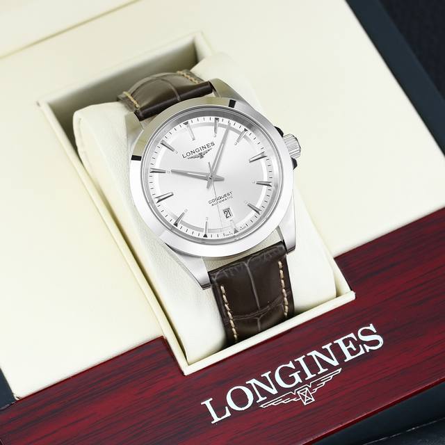 统一 全新推出浪琴Longines-浪琴康卡斯悦动系列 机芯搭载机芯日本西铁城8215全自动机械机芯，改良版技术成熟十分稳定动力储备高达48小时 表壳“锤压式” - 点击图像关闭