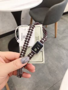 短链光圈 钻圈 长链光圈 钻圈 香奈儿chaenl高端女士小香风山茶花系列女表 ！气质百搭 ！高端大气！机芯采用进口日本机芯！真正做到极致的一款珍珠手链腕表！