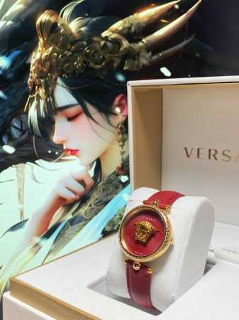 配盒 支持香港、美国直邮 代购级别versace范思哲 Pala Zzo Empire系列 瑞士轻奢品牌 型号：Vecq00418 独特凸显范思哲标志美杜莎lo - 点击图像关闭