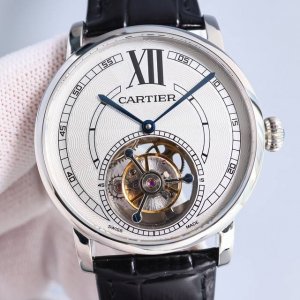 真陀飞轮 金白同价 卡地亚rotonde De Cartier Tourbillon Cadran Love陀飞轮腕表表壳精炼 为充满想象力的设计师提供了承载机