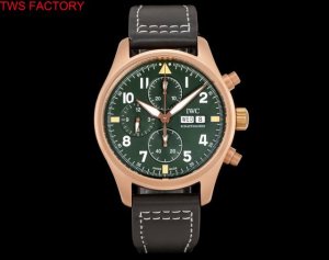 Tws Factory 新款万国青铜金计时喷火战机Iw387907， 年5月份沙夫豪森Iwc万国携手“Mr Porter 10周年”特别版，限量发行以纪念这家知