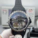 新厂-New Factory』罗杰杜彼王者竞速倍耐力单行陀飞轮#全镂空背透高级感型号分别：Rddbex0815、Rddbex0817腕表，这款腕表极具罗杰杜彼品