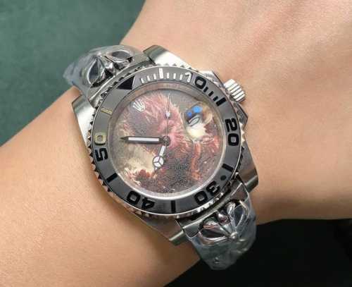 钢胶带720克罗心650日本机100 新品 劳力士Rolex 黑神话 悟空 系列顶级玩物毒货，不喜欢撞款街表水鬼的你，他绝对是你的知音。用劳力士最经典的潜航系列