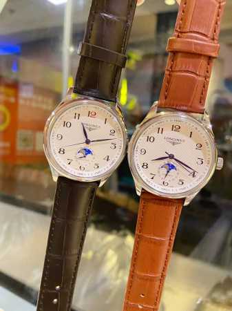 皮钢带同价浪琴 Longines ,精品男士腕表, 名匠星辰系列，, 日月星辰昼夜交替，魅力不凡，圆润的造型使得线条看起来更加柔和，优雅的气质顿时油然而生，搭载 - 点击图像关闭