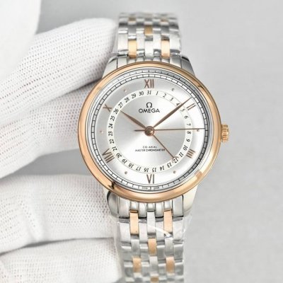 新款四针 欧米茄.碟飞系列434.23.42. 2 1、高雅的设计风格，深受表友们喜爱。42毫米的表径，大小适中，表壳采用精钢材质，经过精细的打磨和抛光处理，光