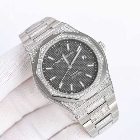 Sj出品 Girard-Perregaux 芝柏 Gp L39 Laureato Chronograph L39 桂冠系列42毫米计时腕表 精钢材质精钢表壳，直 - 点击图像关闭
