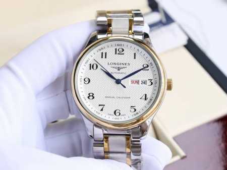 名匠系列：直批P皮 钢 金+10玫+20 双历+10 7浪琴-Longines 名匠系列 再次升级版本 多次反复修缮至完美 极致严格的质量保证。确保采用原版式抛 - 点击图像关闭