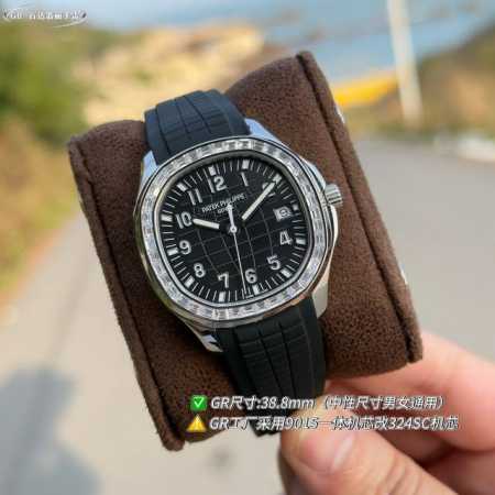 白 -金 钻+50 Gr工厂P新推出38.8Mm 百达翡丽手雷Aquanaut系列机械腕表，5167A 5168G 5167R系列腕表 独家开发定制百达翡丽Pa - 点击图像关闭