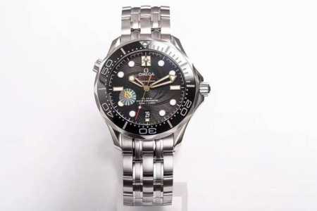 Sj出品 布带 钢带 欧米茄 Omega F5 海马300M系列，基础上表圈等细节升级进一步修正，打造终极版本，尺寸41X14.5Mm，自动机械机芯， 0自动机 - 点击图像关闭