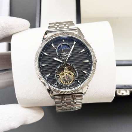 统一价格: 浪琴-Longines火爆新品 搭载全自动机械机芯 316精钢表壳 简约镂空设计 简约时尚 优雅尊贵 矿物质强化玻璃镜面 真牛皮表带 商务休闲 精致 - 点击图像关闭