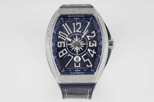 abf 游艇V45最高品质 Franck Muller 法兰克穆勒 44X54 Mm1.表壳100%原版开模 特别是三明治结构表壳 中间内侧 黑色的侧槽和把头位