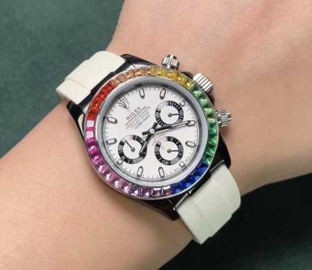 新品劳力士Rolex 迪通拿系列 316L精钢表壳 尺寸43Mm 矿物质镀膜玻璃耐磨 超强夜光 日本多功能计时石英机芯 进口橡胶表带 原装扣 爱不释手的劳力士迪 - 点击图像关闭