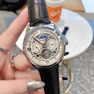 鋼帶20，熱賣款，爆款，品牌，百达翡丽，精品商務休閒男士大飛輪機械腕表，進口小牛皮錶帶，礦物質超强玻璃镜面，全自动机械机芯，直径41Mm，厚度11Mm，精品不断