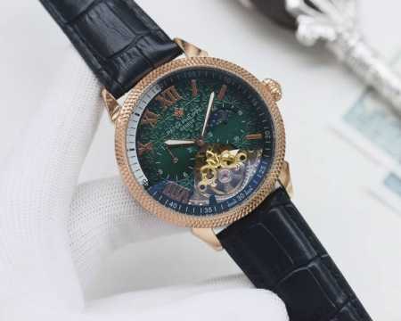 品牌：百达翡丽-patek philippe 类型：男士腕表 壳套：顶级版316精钢L 表带：进口小牛皮表带 机芯：全自动进口机械机芯 镜面：矿物质防刮镜面玻璃 - 点击图像关闭