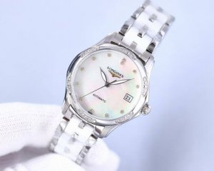 浪琴-Longines 精品女表尊贵大气，女神必备，卓越品质，热卖全城。采用进口西铁城机械机芯，顶级316精钢表壳表带，蓝宝石超强镜面，顶级出品 精品不断