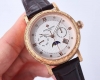 A8出品 白壳 金壳 百达翡丽patek Philippe复杂功能系列-纯手工-雕花腕表-惊艳登场，42毫米的表径适配大众男性手寸，非常商务可亦休闲。整表表壳手