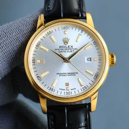 白壳 金壳 店家爆款主推 劳力士 Rolex 升级版本 男士腕表 采用独特的表盘设计 搭配五金装饰钉的3D立体感，整体效果更显高档奢华的劳力士， 初识劳力士必憧 - 点击图像关闭