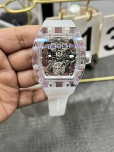 Rm理查德米勒Rm56-02雪琉璃系列45Mm全国限量18枚搭载瑞士标准定制Eur陀飞轮机芯