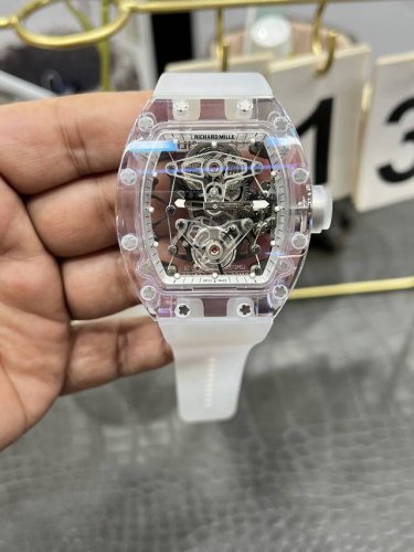 Rm理查德米勒Rm56-02雪琉璃系列45Mm全国限量18枚搭载瑞士标准定制Eur陀飞轮机芯