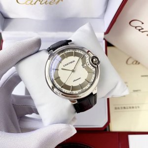 白510 金690 简约时尚 优雅大方 卡地亚-Cartier 男士腕表 全自动机械机芯 矿物强化玻璃 316L精钢表壳 真皮表带 全新风格 商务休闲 尺寸:直