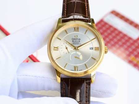 批价：白 金 欧米茄-Omega 碟飞系列4针 男士腕表 字面与正品一致， 弧面时刻丁高清矿物质水晶镜面， 更高清历时9个月多次纠正升级， 打造1:1壳型，力求 - 点击图像关闭
