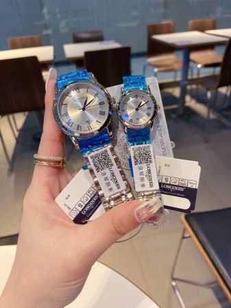 白 玫 浪琴 Longines 索依米亚女表系列 原装进口日本石英机芯 316L精钢表带， 传统三针设计 6字位日历星期显示 原装蝴蝶扣 尺寸：女款30Mm ， - 点击图像关闭
