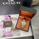 原单新款跑量款批 圣诞 新年礼物 Coach 蔻驰满天星preston系列七彩表盘璀璨石英手表女表，马车Logo元素，施华洛彩虹圈水晶，轻奢搭配，石英机芯，型号