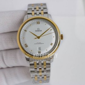 统一 Kg Factory重磅推荐 Omega 碟飞典雅系列 腕表 至臻天文台表 40毫米，购入原版开模，历时14个月，整体表壳采用原装精钢材质打造，同步原装打