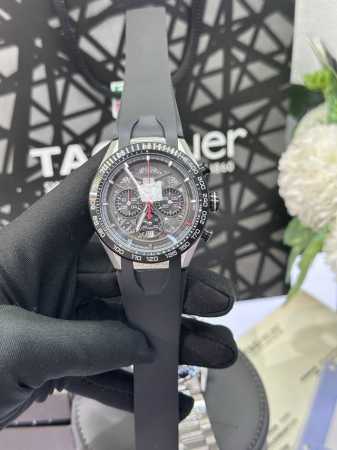 独家实拍图 泰格豪雅 多功能计时机芯，男士腕表 Tag Heuer Battery Watch - 点击图像关闭
