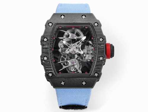 Richard Mille Rm27-02 是一枚运动型陀飞轮腕表，不仅采用超轻表壳，还拥有承受击球瞬间巨大加速度的超强稳定性。霸气时尚的外观，有型且极具动感，