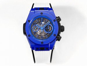同价， 钻+100 全新突破 彩色陶瓷问世 Hublot 宇舶 恒宝 表Big Bang Unico 大爆炸系列 彩色陶瓷腕表 陶瓷工艺史无前例的重大突破 砸重