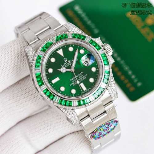 Sj出品 新品，最新品，最新款式，Clean厂，C厂最新推出，劳力士 Rolex 水鬼系列 Mk1 水鬼满钻系列 潜航者后镶钻定制版！ 幽灵渣男同款，注重细节，