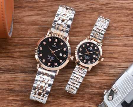 白壳150金壳170钢带20 欧米茄 情侣对表 原装进口石英机芯 矿物质玻璃镜面 316L精钢表壳 直径男40Mm女30Mm 厚8Mm如果今天的阳光停止了它耀眼 - 点击图像关闭