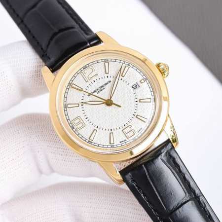 白壳 金壳 江诗丹顿 -Vacheron Constantin新款锅盖，耗时长达8个月！超薄男士自动机械腕表，采用进口原装9015机芯，每小时振频28800次， - 点击图像关闭